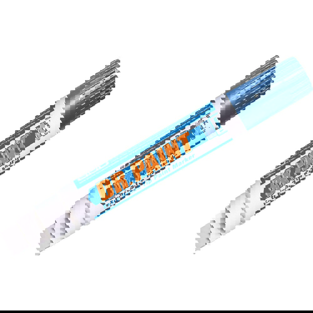 Markers & Paintsticks; Marker Type: Liquid Paint Marker; Tip Shape: Chisel; Color: Metallic Blue; Ink Type: Water Base; Fade Resistant; Water Resistant; Tip Type: Broad; Large; Chisel; For Use On: Posters; Glass; Canvas; Paper; Plastic; Rubber; Stone; Str